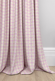 Whaley Great, Gingham Star Mermaid - Made to Measure Curtains